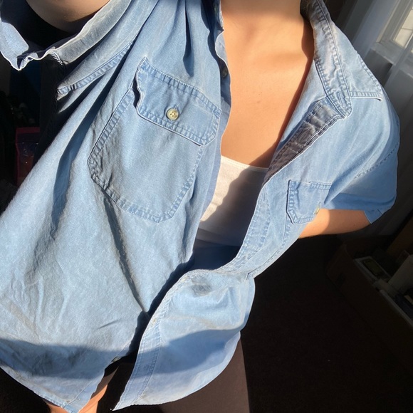 L.L. Bean Sunwashed Canvas Shirt, Traditional Fit - Picture 3 of 4